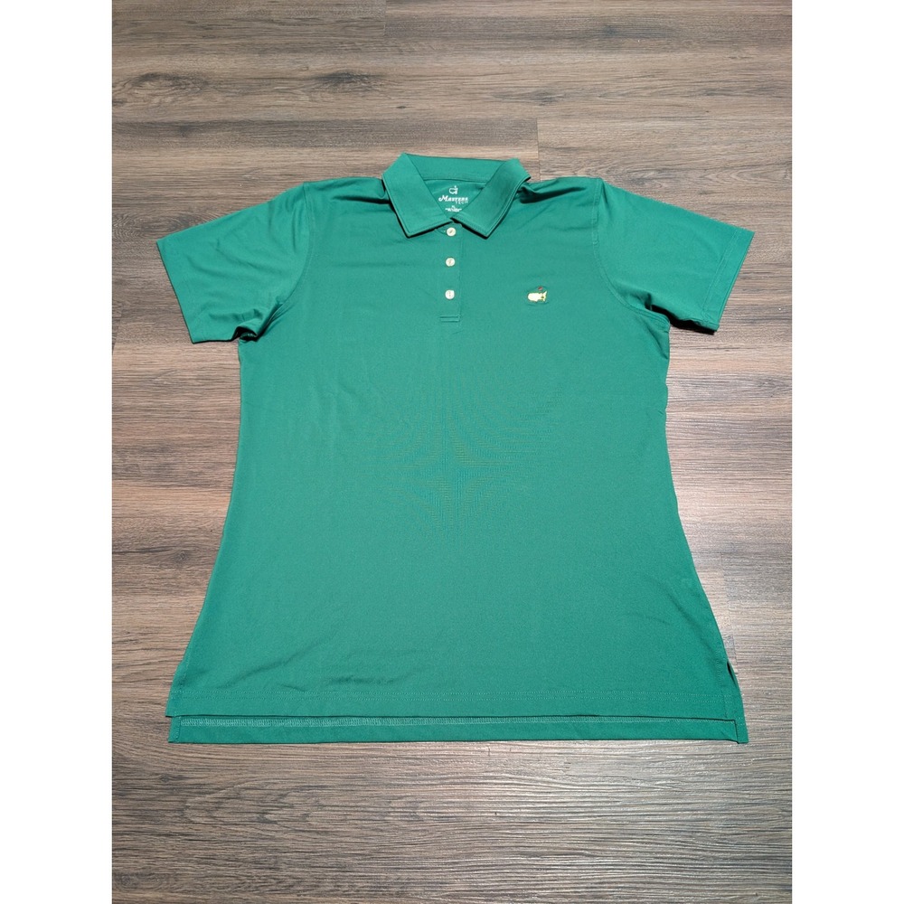 Masters Tech Womens XL Pine Green Golf Polo Shirt MTL110-007 NWOT